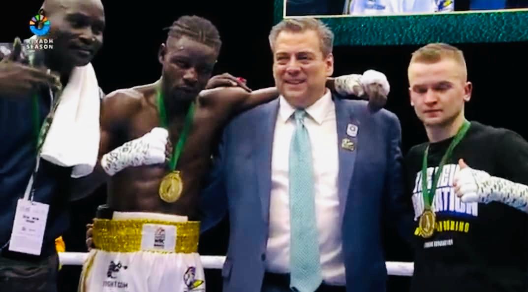 Ghana's Holy Dorgbetor Defeats Oleksandr Solomennikov Of Ukraine In WBC Grand Prix Tournament